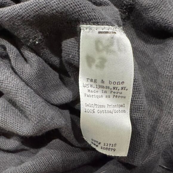 Rag & Bone Classic Flame Henley Top Long Sleeve Men’s Large - Picture 3 of 4